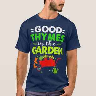 Grappig tuinieren, goed speelgoed in de tuin t-shirt