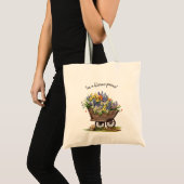 Grappig tuinieren Ik ben een bloeiend genie! Tote Bag (Voorkant (product))