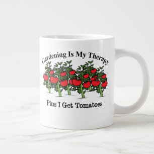 Grappig tuinieren is mijn therapie grote koffiekop