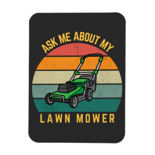 Grappig Tuinieren Lawn Care Papa Magneet