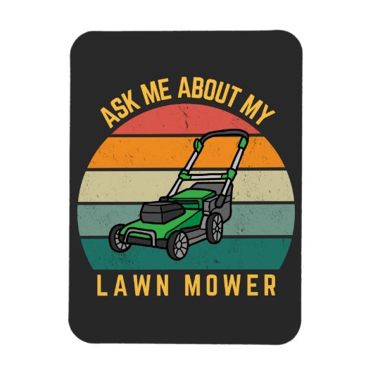 Grappig Tuinieren Lawn Care Papa Magneet (Verticaal)
