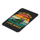 Grappig Tuinieren Lawn Care Papa Magneet (Linkerzijde)