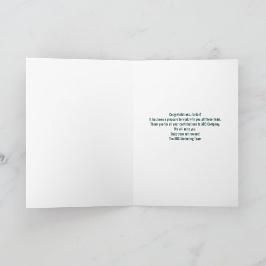 Grappig Tuinieren Pensioen Kaart (Binnen)