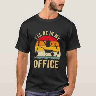 Grappig tuinontwerp, ik ben in mijn kantoor t-shirt