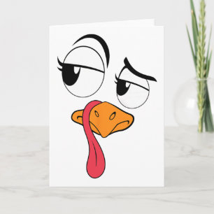 Grappig Turkije Cool Turkije Thanksgiving Kostuum  Kaart