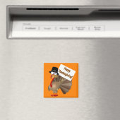 Grappig Turkije gezegde 'Happy Thanksgiving!' Magneet (Insitu (Vaatwasser))