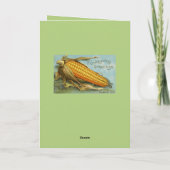 Grappig Turkije Over-the-Hill Thanksgiving Verjaar Feestdagen Kaart (Achterkant)