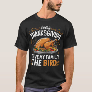 Grappig Turkije Shirten Humoristische Thanksgiving T-shirt