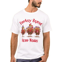 Grappig Turkije Squad T-shirt