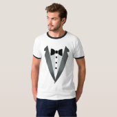 Grappig Tuxedo Heren shirt ontwerp (Voorkant volledig)
