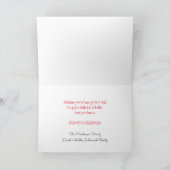 Grappig Tuxedo Kitten Kat Kerst Kaart (Binnen)