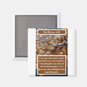 Grappig twee cent magneet (Voorkant / Achterkant)