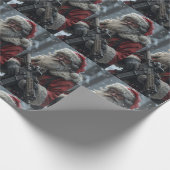 Grappig Tweede Amendement Sinterklaas Kerstmis Cadeaupapier (Hoek)