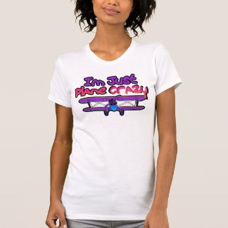 Grappig tweedekker vliegtuig t-shirt