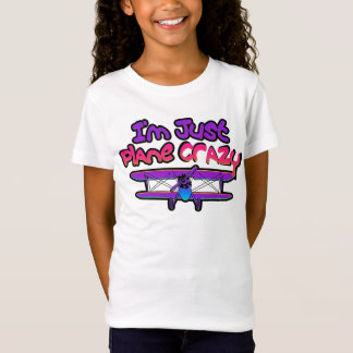 Grappig tweedekker vliegtuig t-shirt