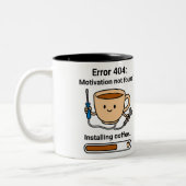 Grappig tweekleurige koffiemok (Links)