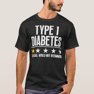 Grappig type 1 diabetes 2 t-shirt