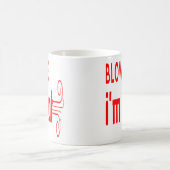 Grappig Typografie Quotes Blow me I'm Hot Koffiemok (Center)