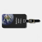 GRAPPIG - U hier - U bent hier - Planet Earth Bagagelabel (Voorkant horizontaal)