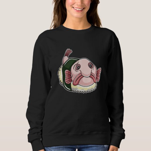 Grappig Ugly Blobfish for Japans Sushi Lover Manne Trui (Voorkant)