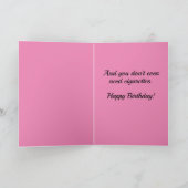 Grappig uit de jaren 50, vrouw die de hete Birthda Kaart (Binnen)