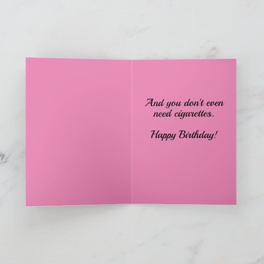 Grappig uit de jaren 50, vrouw die de hete Birthda Kaart (Binnen)