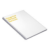 Grappig uitstelquote Notitieboek (Rechterzijde)