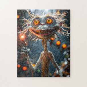 Grappig uitziende Alien Legpuzzel