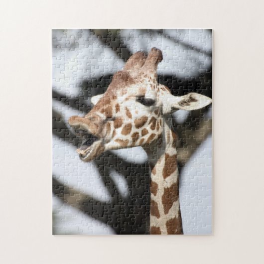 Grappig uitziende netgiraffe, San Francisco Legpuzzel (Verticaal)