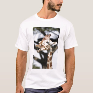 Grappig uitziende netgiraffe, San Francisco T-shirt