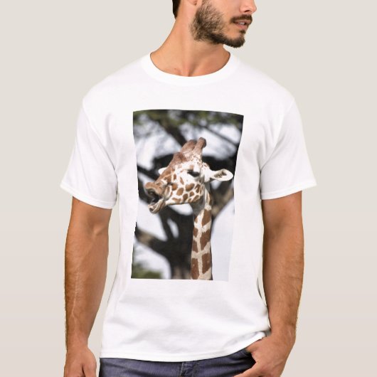 Grappig uitziende netgiraffe, San Francisco T-shirt (Voorkant)
