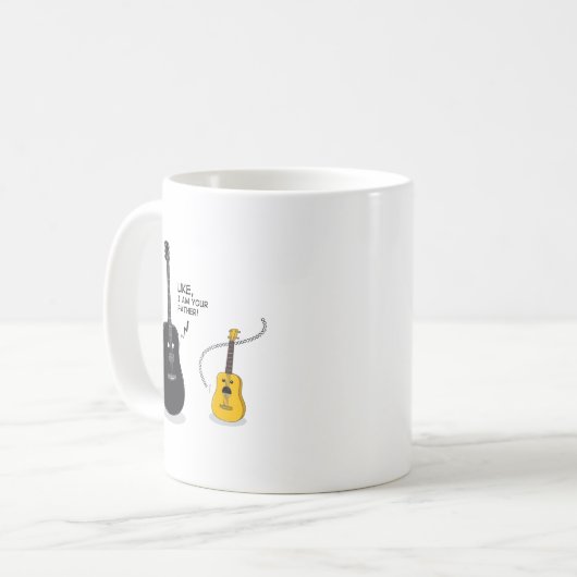 Grappig Uke, ik ben je vader. Kussen Koffiemok (Voorkant links)