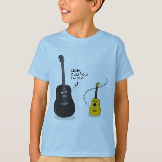 Grappig Uke, ik ben je vader. Kussen T-shirt (Voorkant)