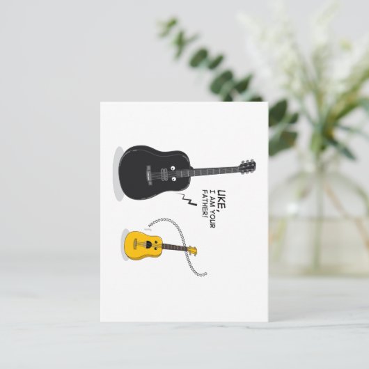 Grappig Uke, ik ben je vader. Pijler Briefkaart (Staand voorkant)