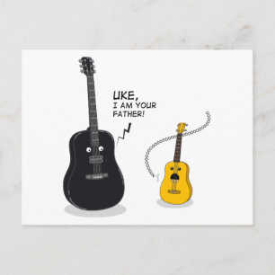 Grappig Uke, ik ben je vader. Pijler Briefkaart