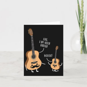 Grappig Uke Ik Ben Je Vader T Shirt Ukulele Gitaar Kaart