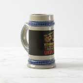 Grappig Ukelele Pensioenplan Bierpul (Voorkant links)