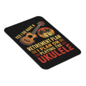 Grappig Ukelele Pensioenplan Magneet (Rechterzijde)