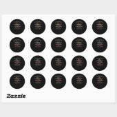 Grappig Ukulele Gift Ronde Sticker (Vel)