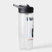 Grappig Uncle Sam Patriotic Custom Waterfles (Rechts)