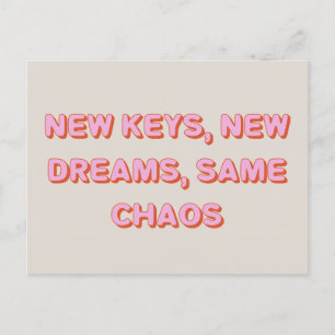 Grappig uniek citaat We verhuisden nieuw adres Sch Briefkaart