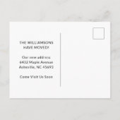 Grappig uniek citaat We verhuisden nieuw adres Sch Briefkaart (Achterkant)