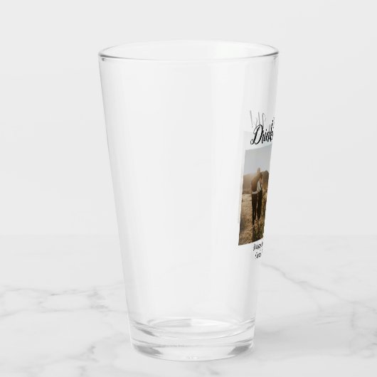 Grappig uniek sparen de Datum Foto's op ons Drink Glas (Rechts)