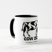 Grappig unieke koeiendierentuin is niets anders da mok (Voorkant links)