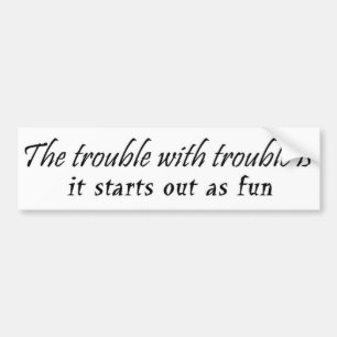 Grappig unieke verjaardagscadeautjes humor voor ee bumpersticker
