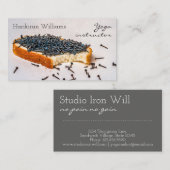 Grappig unieke yoga-instructeur aanpasbaar visitekaartje (Voorkant / Achterkant)