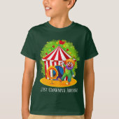 grappig unisex kinder clown circus t-shirt (Voorkant)