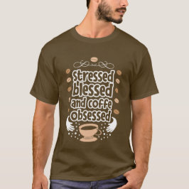 grappig unisex koffiewoord art T-Shirt
