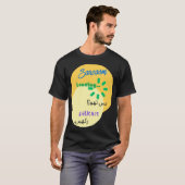 Grappig Urdu-ontwerp over sarcasme T-shirt (Voorkant volledig)