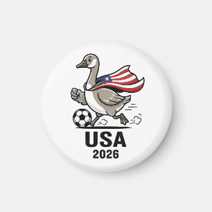 Grappig USA 2026 Patriottisch Gans Meme Design Magneet